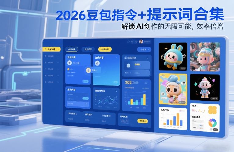 2026豆包指令+提示词合集，解锁AI创作的无限可能，效率倍增-hl998