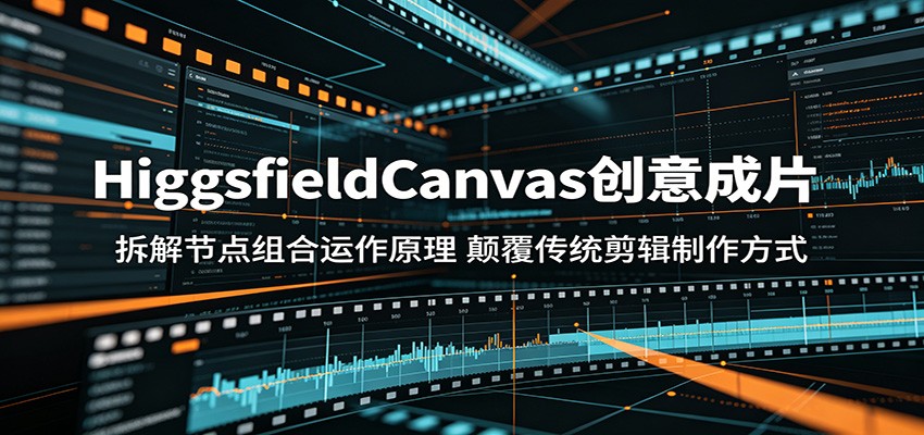 HiggsfieldCanvas创意成片：拆解节点组合运作原理，颠覆传统剪辑制作方式-hl998