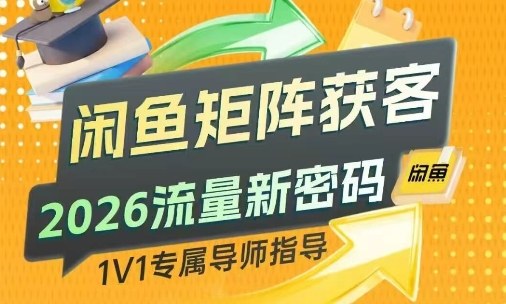 闲鱼矩阵获客，2026流量新密码，只要闲鱼还在，你的行业就有无限精准的客源-hl998