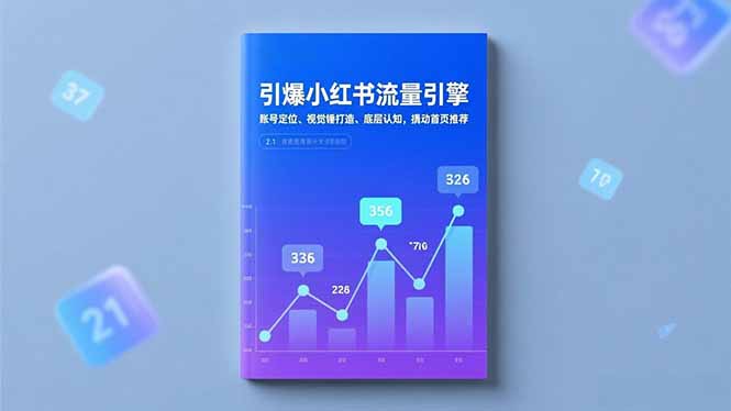 引爆小红书流量引擎，账号定位、视觉锤打造、底层认知，撬动首页推荐-hl998