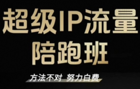 阿昱老师·超级IP流量陪跑班-hl998