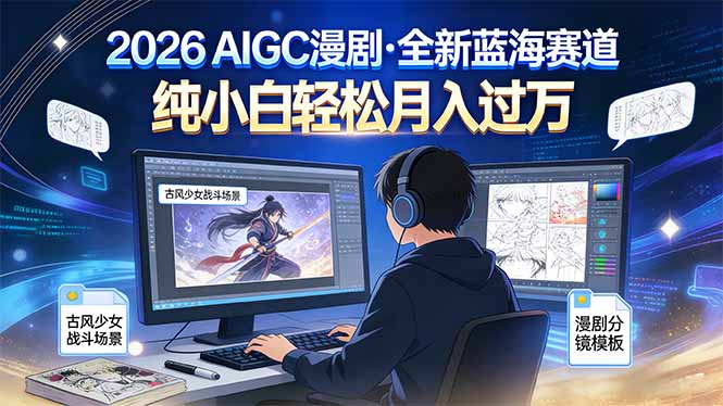 2026年全新蓝海赛道，纯小白轻松月入过万-hl998