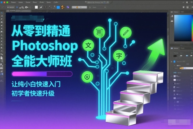 从零到精通Photoshop全能大师班，让纯小白快速入门，初学者快速升级-hl998
