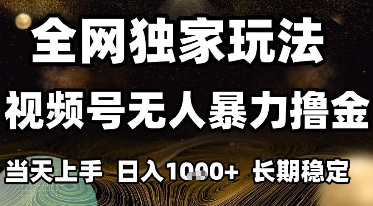 年底最新独家视频号无人直播撸礼物，小白也能轻松日入1k+，长期稳定，可批量复制【揭秘】-hl998