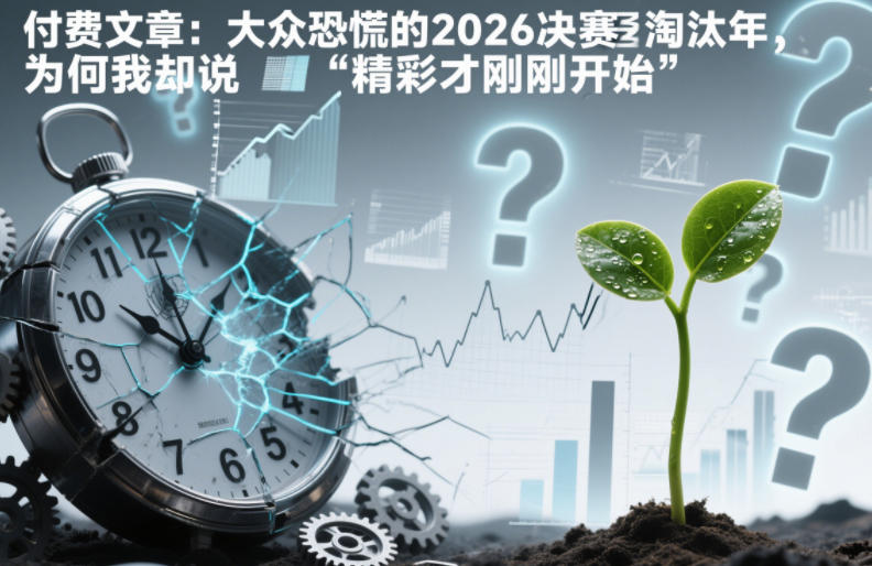 付费文章：大众恐慌的2026决赛淘汰年，为何我却说“精彩才刚刚开始”？-hl998