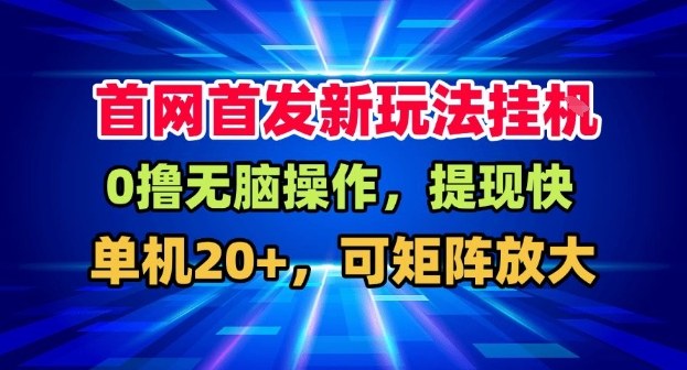 全网首发挂G，盒子自动賺米，单机20+，可矩阵放大，长期稳定运营【揭秘】-hl998