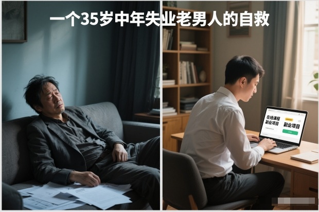 付费文章：一个35岁中年失业老男人的自救-hl998