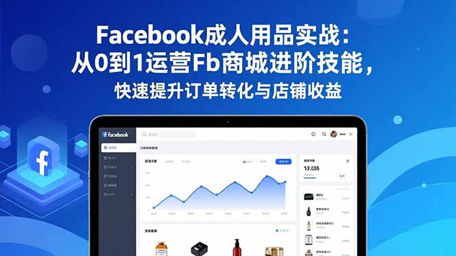 Facebook成人用品实战：从0到1运营Fb商城进阶技能，快速提升订单转化与店铺收益-hl998