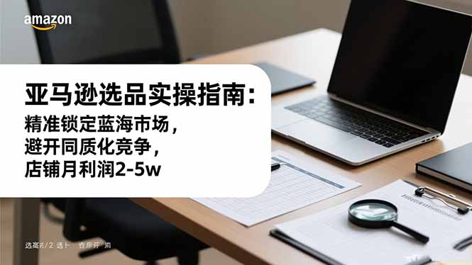 亚马逊选品实操指南：精准锁定蓝海市场，避开同质化竞争，店铺月利润2-5w-hl998