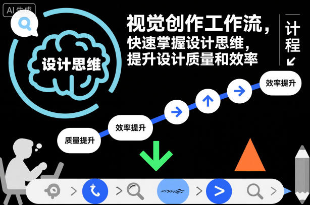 视觉创作工作流，快速掌握设计思维，提升设计质量和效率-hl998