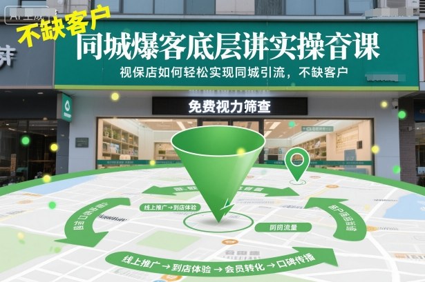 同城爆客底层实操课，视保店如何轻松实现同城引流，不缺客户！-hl998