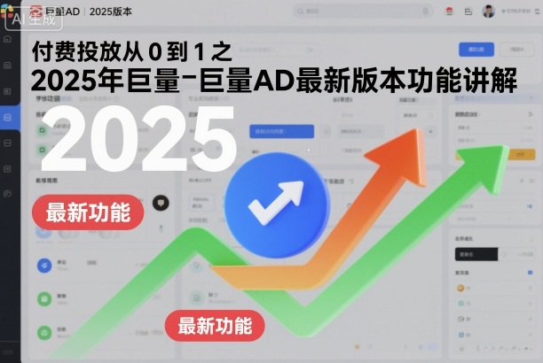 付费投放从0到1之2025年巨量AD最新版本功能讲解-hl998