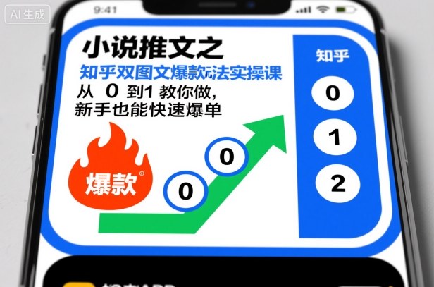 小说推文之知乎双图文爆款玩法实操课，从0到1教你做，新手也能快速爆单-hl998