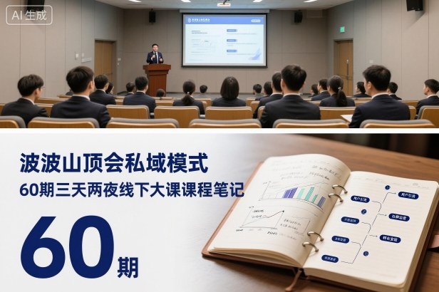 波波山顶会私域模式60期三天两夜线下大课课程笔记(文档)-hl998