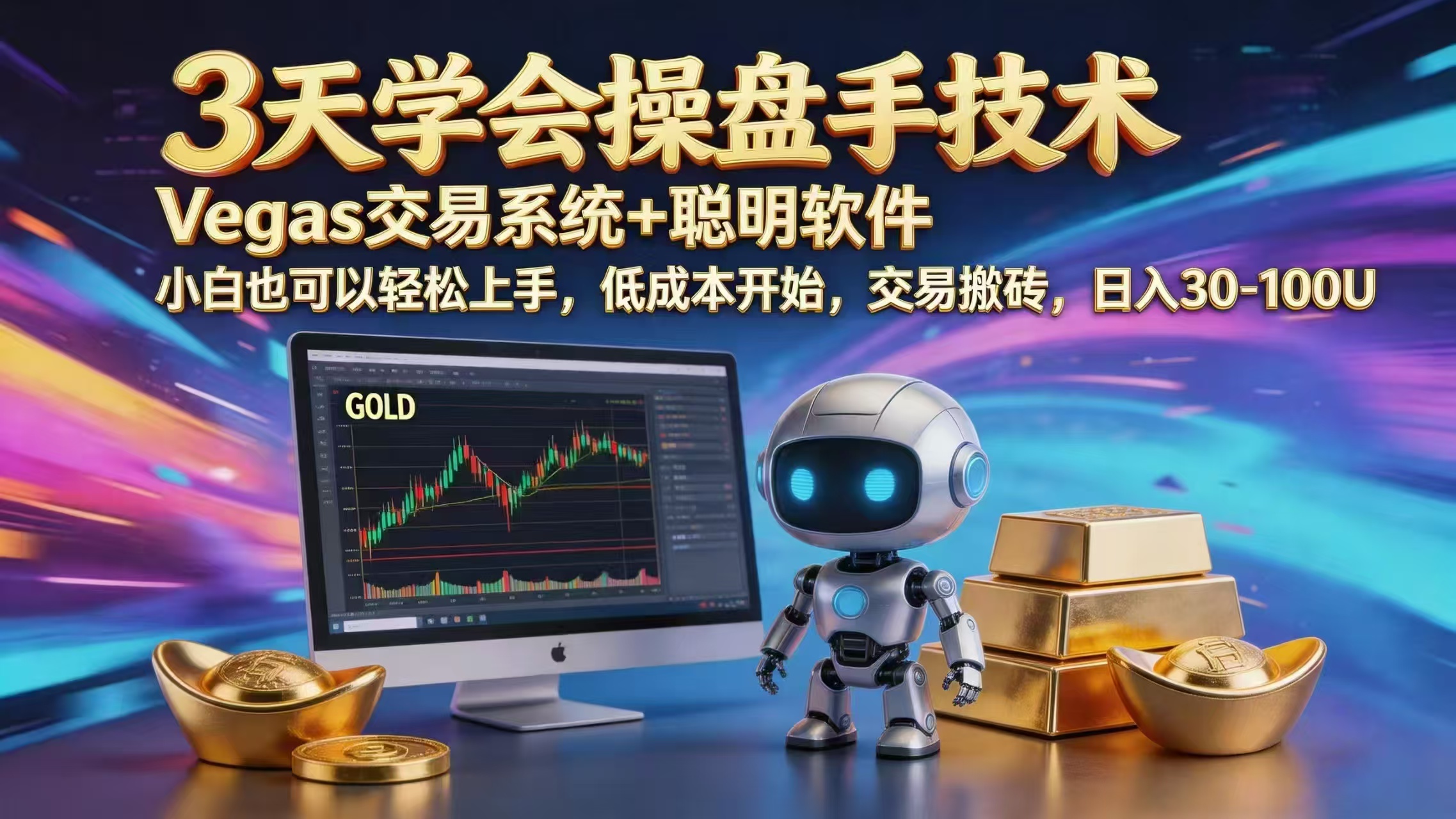 三天学会操盘手技术，vegas技术+聪明软件，小白也可以轻松上手，日入1000+-hl998