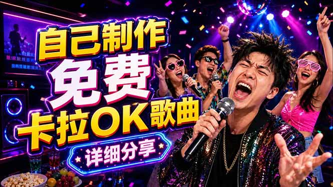 免费卡拉OK歌曲制作全攻略：音轨分离字幕制作，零基础快速做出专业K歌视频-hl998