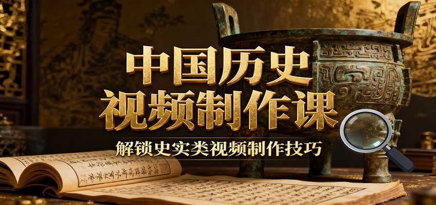 中国历史视频制作课：疆域地图集+参考文案+练习素材，解锁史实类视频制作技巧-hl998