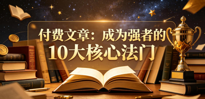 付费文章:成为强者的10大核心法门-hl998