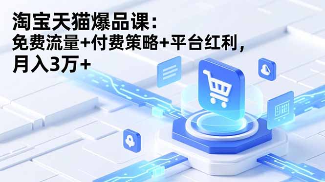 淘宝天猫爆品课(录音+资料-hl998