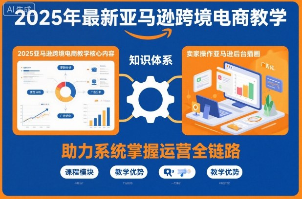 2025年最新亚马逊跨境电商教学，助力卖家系统掌握亚马逊运营全链路知识-hl998