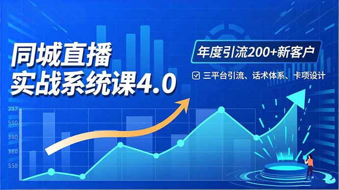 实体店直播实战班4.0，三平台引流、话术体系、卡项设计，年度引流200客月增10万-hl998