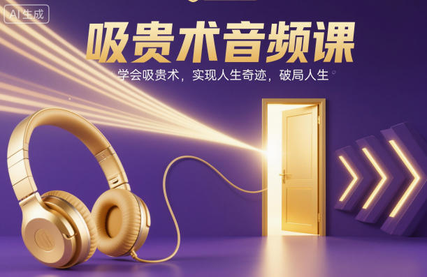 吸贵术音频课，学会吸贵术，实现人生奇迹，破局人生-hl998