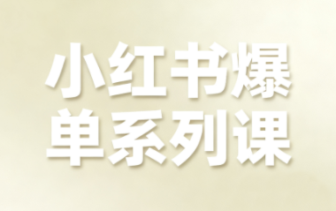 尼采老师·小红书爆单系列课-hl998