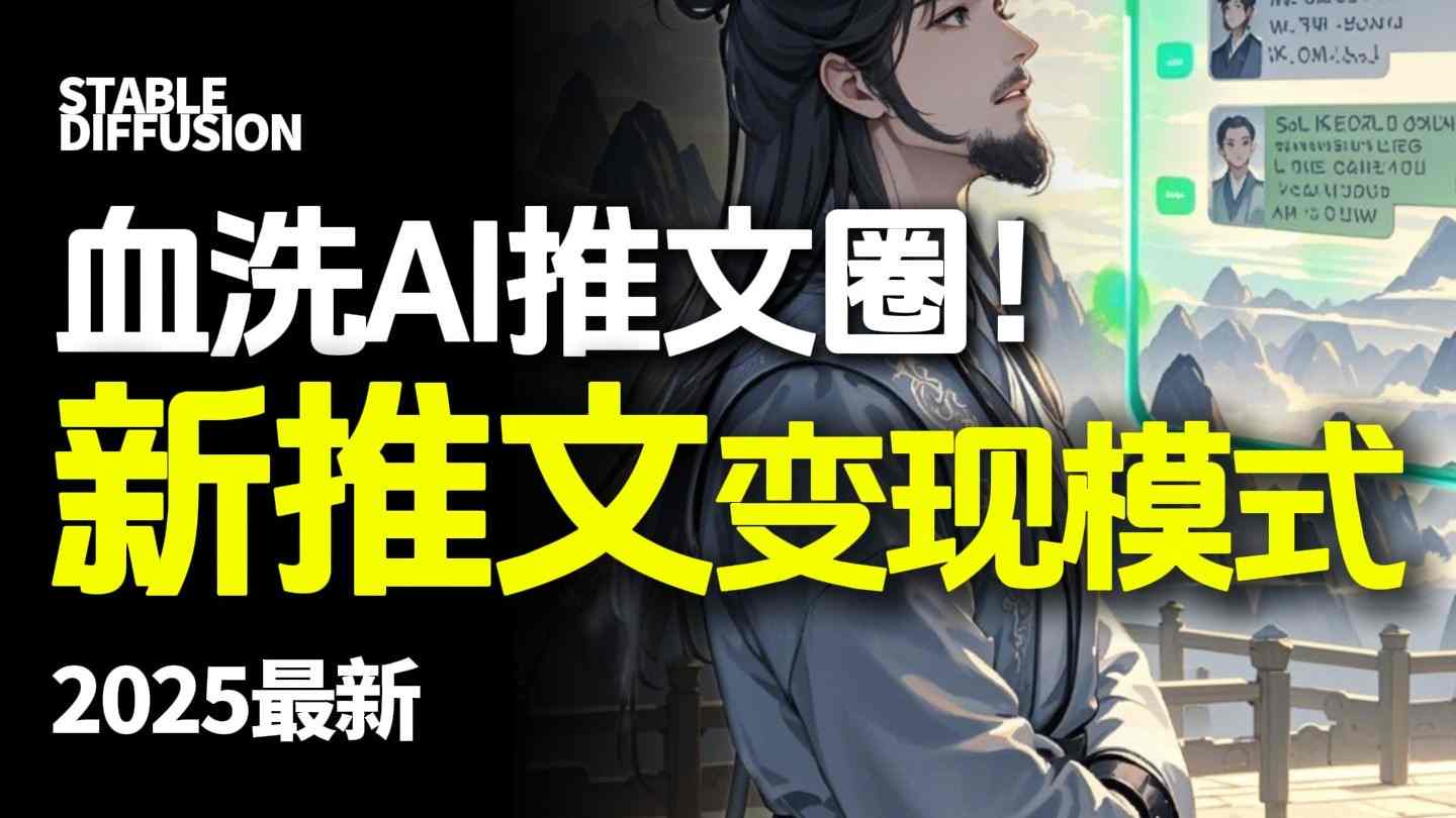 最新AI动态电影漫画小说推文，全流程实操教学，小白也能月入1W+-hl998