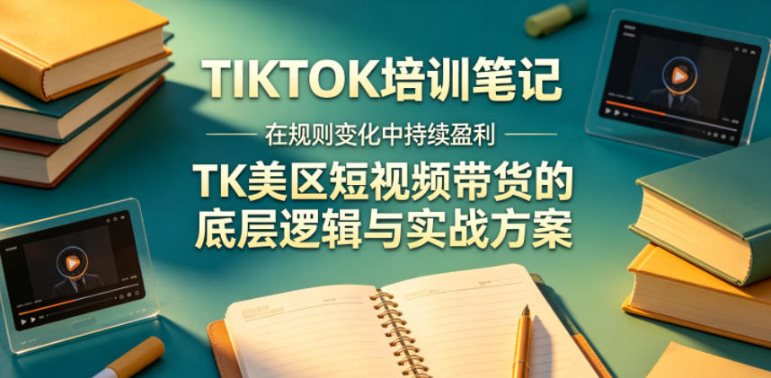 视界跨境TIKTOK4月17培训笔记，在规则变化中持续盈利，TK美区短视频带货的底层逻辑与实战方案【文档】-hl998