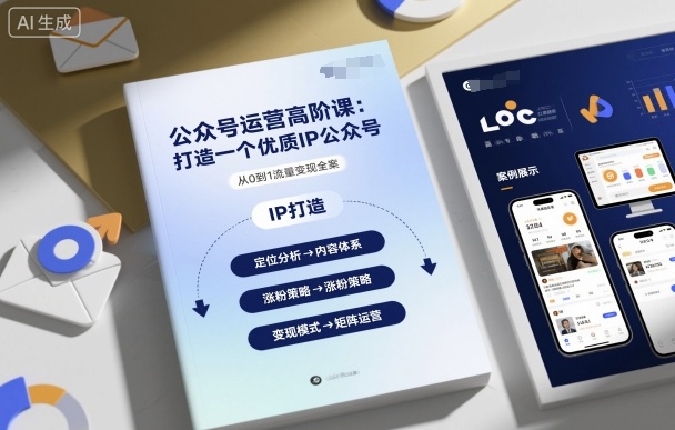 公众号运营高阶课，打造一个优质IP公众号-hl998