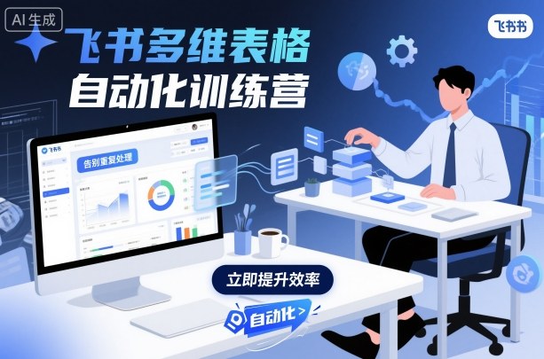 飞书多维表格自动化训练营，手把手教你告别重复处理，用多维表格开启高效办公新模式-hl998