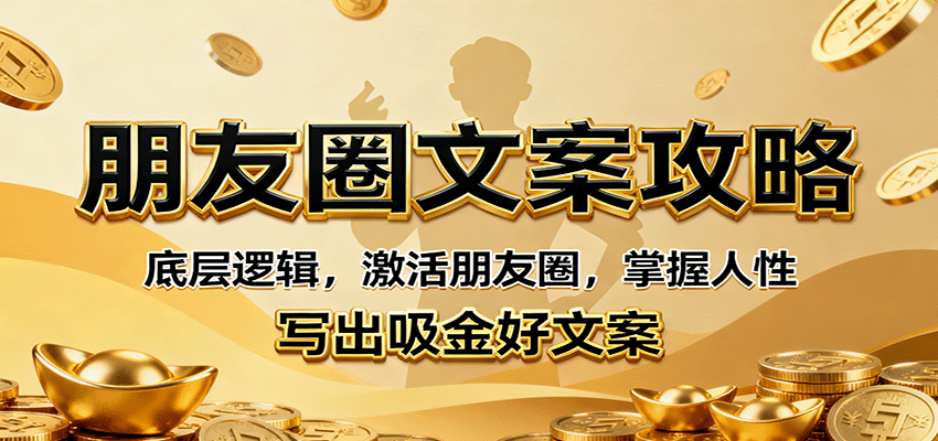 朋友圈文案攻略：底层逻辑，激活朋友圈，掌握人性，写出吸金好文案-hl998