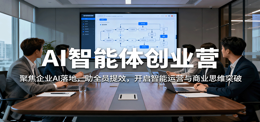 AI智能体创业营：聚焦企业AI落地，助全员提效，开启智能运营与商业思维突破-hl998