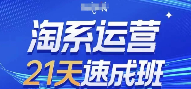 淘系运营21天速成班(更新25年10月)，0基础轻松搞定淘系运营，不做假把式-hl998