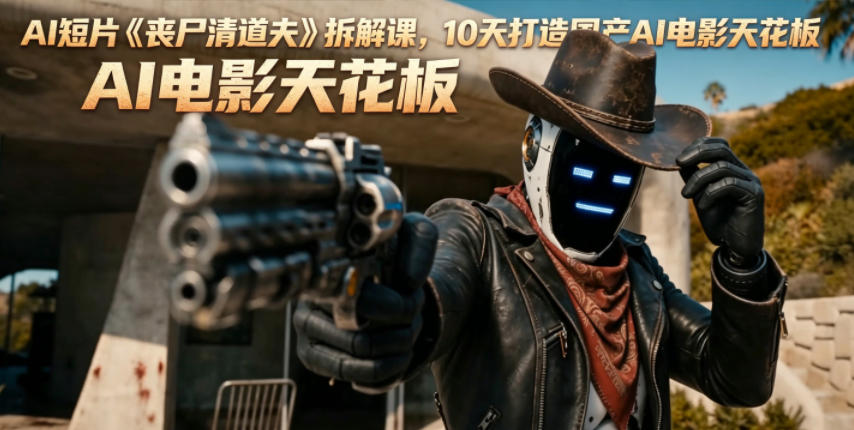 AI短片《丧尸清道夫》拆解课，10天打造国产AI电影天花板-hl998