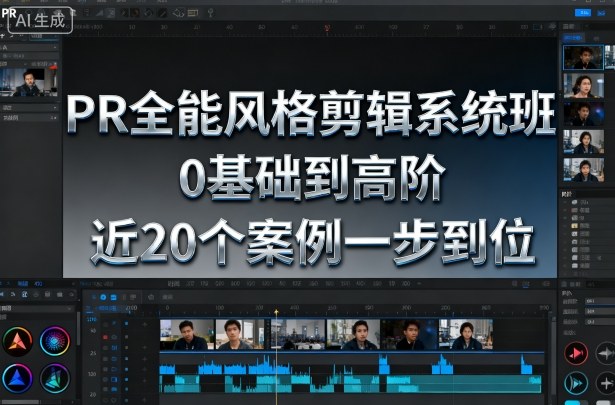 PR全能风格剪辑系统班，0基础到高阶，近20个案例一步到位-hl998