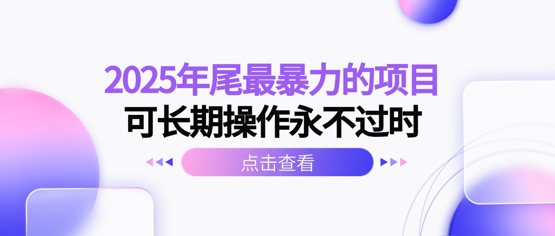 2025年尾最暴力的项目可长期操作永不过时-hl998