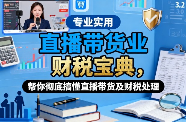 直播带货业财税宝典，帮你彻底搞懂直播带货及财税处理-hl998