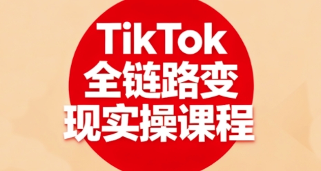 TikTok全链路变现实操课程，全方位助力学员掌握TK变现技能-hl998
