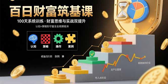百日财富筑基课：认知+策略+实操+案例拆解  实现从创富到守富全周期能力-hl998