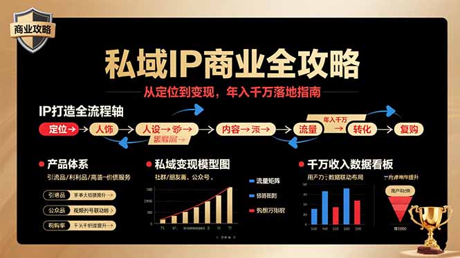 私域IP商业全攻略，从定位到变现，年入千万落地指南-hl998