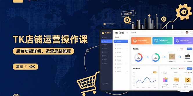 TK店铺运营实操课：后台功能详解，商品上架流程，运营思路拆解-hl998