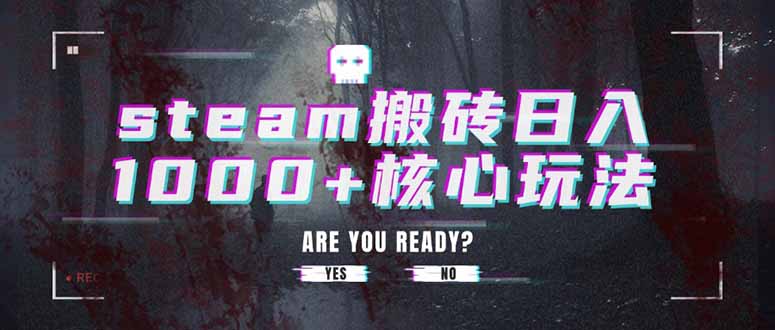 steam搬砖日入1000+核心玩法-hl998