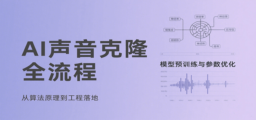 AI声音克隆全流程，基础概念到实战应用，3秒极速声音复刻、模型预训练、云端部署等-hl998