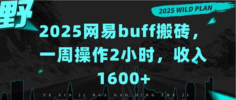 2025网易buff搬砖，一周操作2小时，收入1600+-hl998