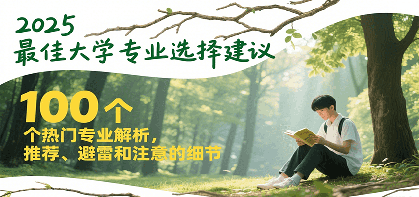 2025最佳大学专业选择建议，100个热门专业解析，推荐、避雷和注意的细节-hl998