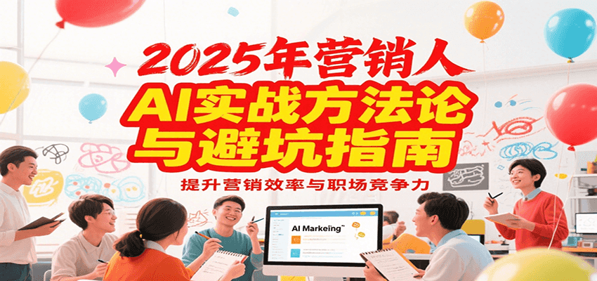 2025年营销实战方法论与避坑指南，利用AI提升营销效率与职场竞争力-hl998