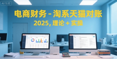 电商财务-淘系天猫对账2025，理论+实操-hl998