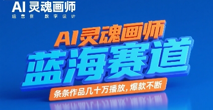 AI灵魂画师，蓝海赛道，条条作品几十W播放，爆款不断-hl998