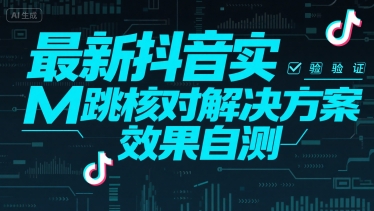 最新抖音实M跳核对解决方案，效果自测-hl998